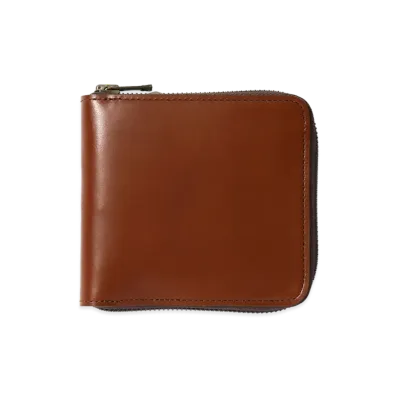 NEEDLES Single Wallet Steer Leather "Brown"