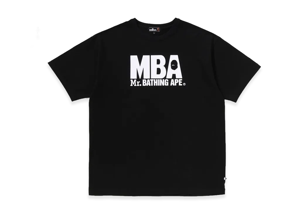 A BATHING APE Mr. BATHING APE Print SS Tee "Black"