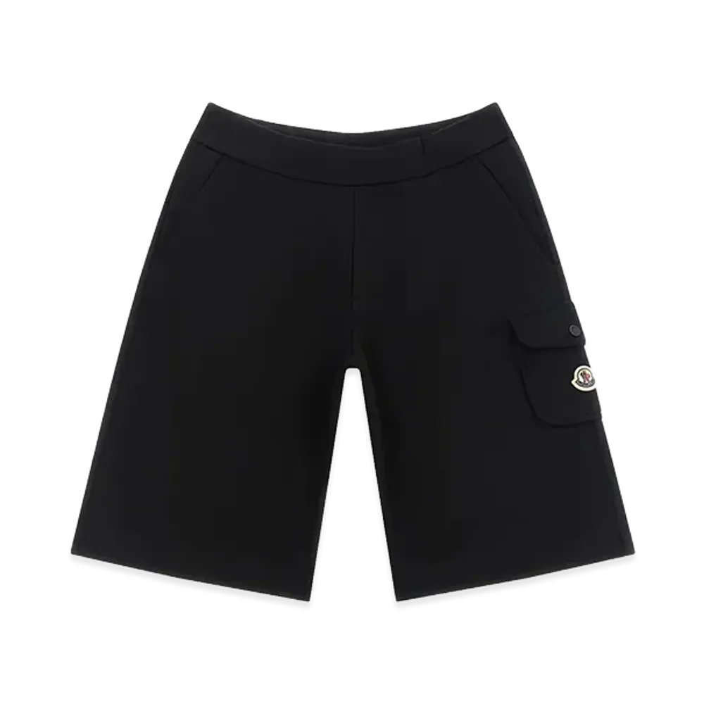 MONCLER Kids Cargo Bermuda Shorts "Black"
