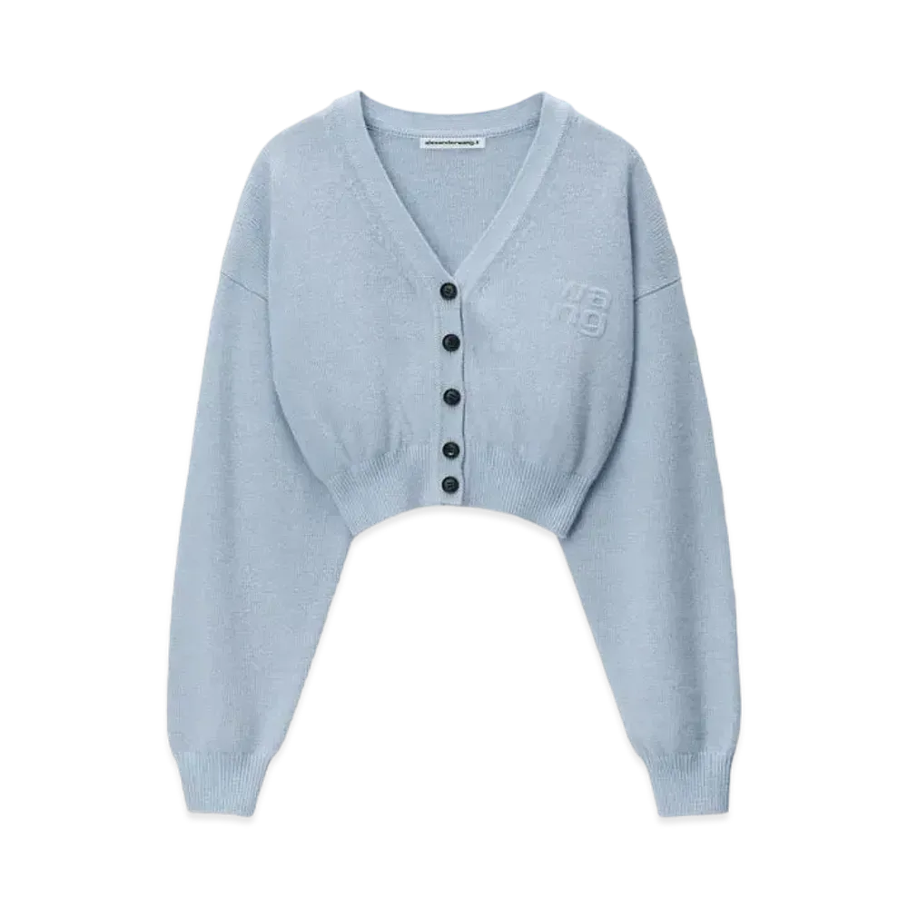 Alexander Wang Long Sleeve Vneck Cardigan "Oxford"