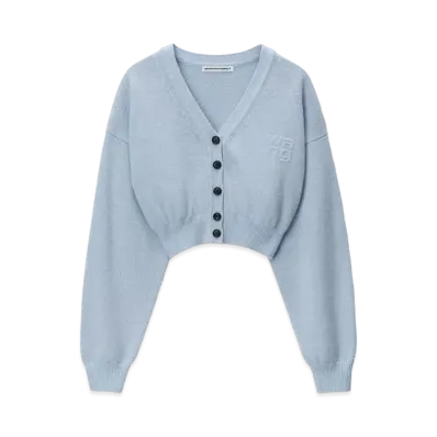 Alexander Wang Long Sleeve Vneck Cardigan "Oxford"