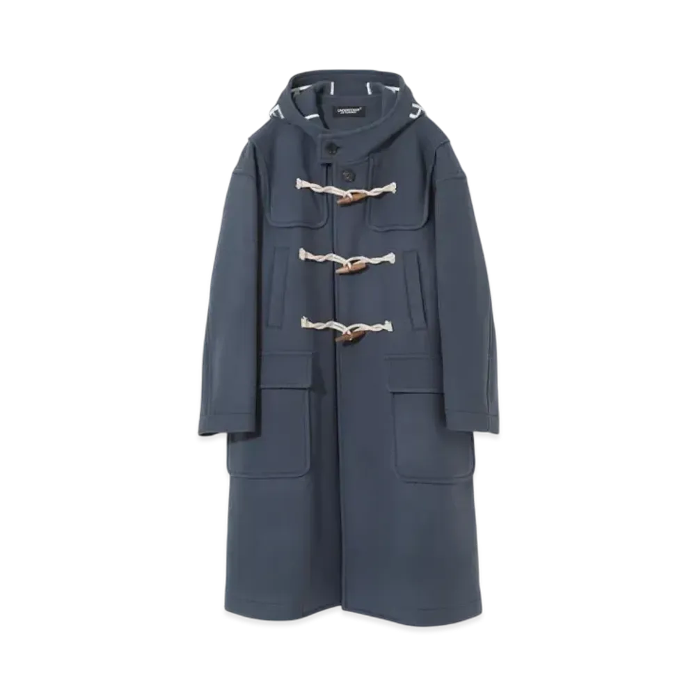 UNDERCOVER Wool duffle coat "Gray Blue"