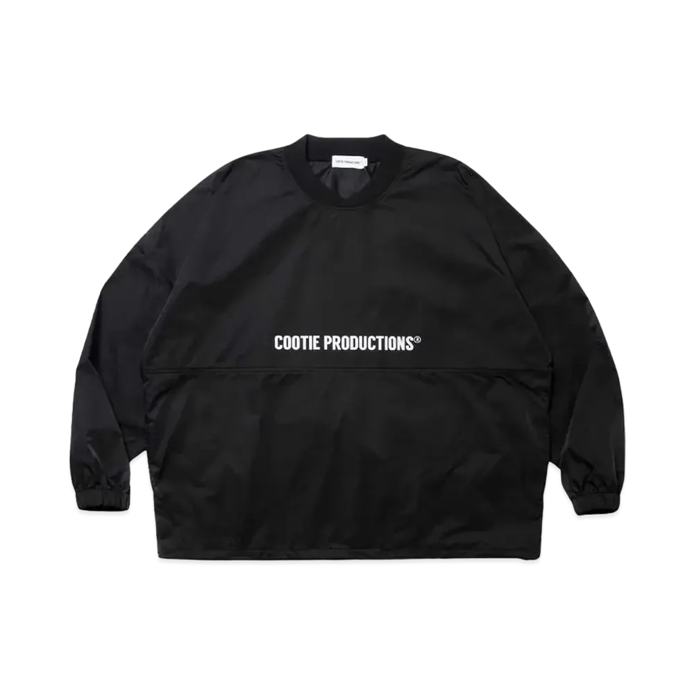 COOTIE PRODUCTIONS Memory Polyester Twill Football Top "BLACK"