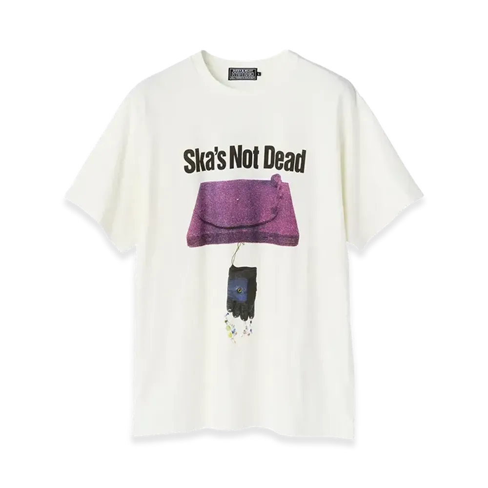HYSTERIC GLAMOUR x Jim Lambie Ska’s Not Dead Tshirt "White"