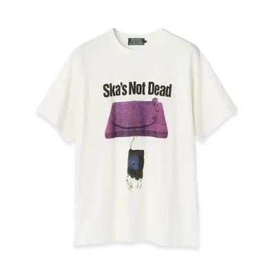 HYSTERIC GLAMOUR x Jim Lambie Ska’s Not Dead Tshirt "White"