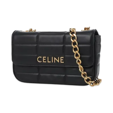 CELINE Chain Shoulder Bag "Black"