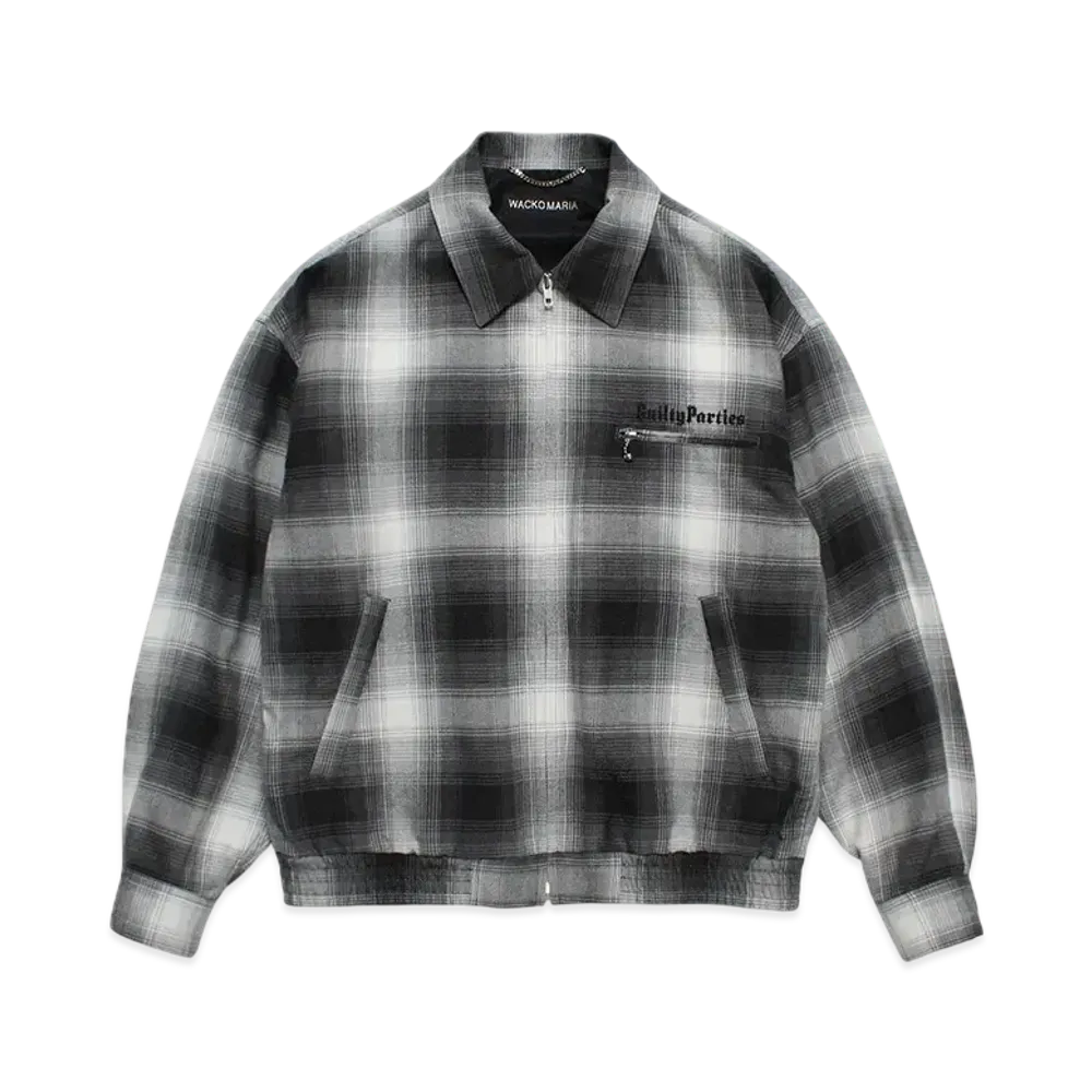 WACKO MARIA Ombre Check 50's Jacket "Gray"