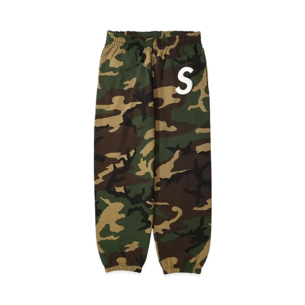 Supreme S Logo Sweatpant (25FW) "Woodland Camo"