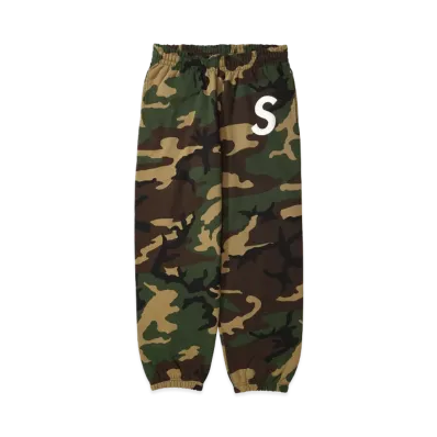 Supreme S Logo Sweatpant (25FW) "Woodland Camo"