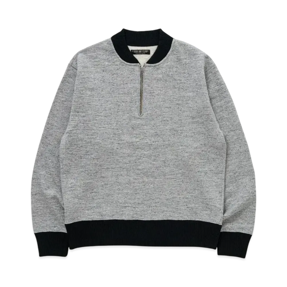RATS Half Zip Sweat "Heather Grey"