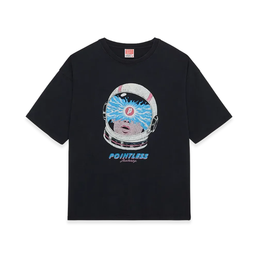 POINTLESS JOURNEY Imaginary Band Graphic Tee #4 "Black"