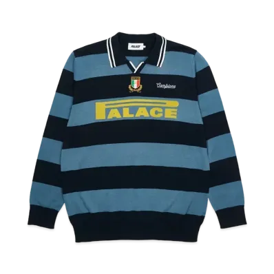 PALACE PALAZZO KNIT "Navy"