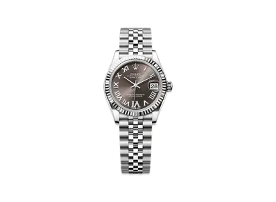 ROLEX Datejust 31mm Oystersteel & White Gold 278274 "Dark Grey"