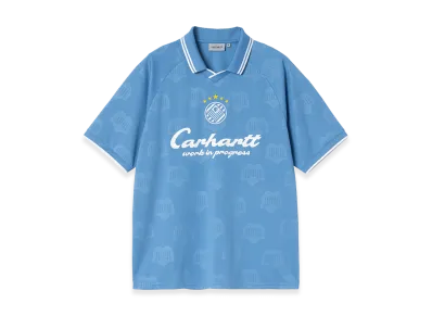 Carhartt WIP S/S Terrace Football T-Shirt "Heart Train Jacquard/Curacao"