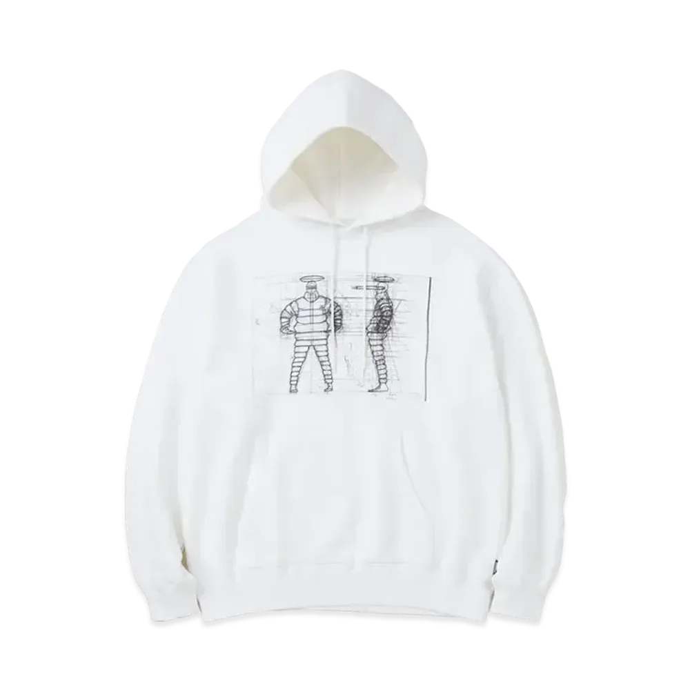NEIGHBORHOOD NH x TAKU OBATA . Sweatparka LS "White"
