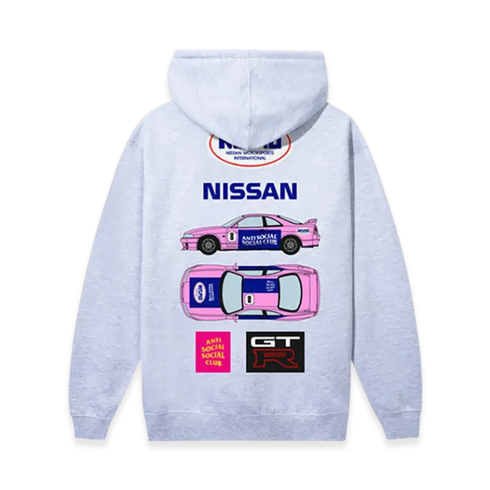 ANTI SOCIAL SOCIAL CLUB x Nissan LM Hoodie "Ath Heather"