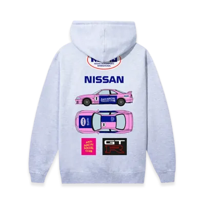 ANTI SOCIAL SOCIAL CLUB x Nissan LM Hoodie "Ath Heather"