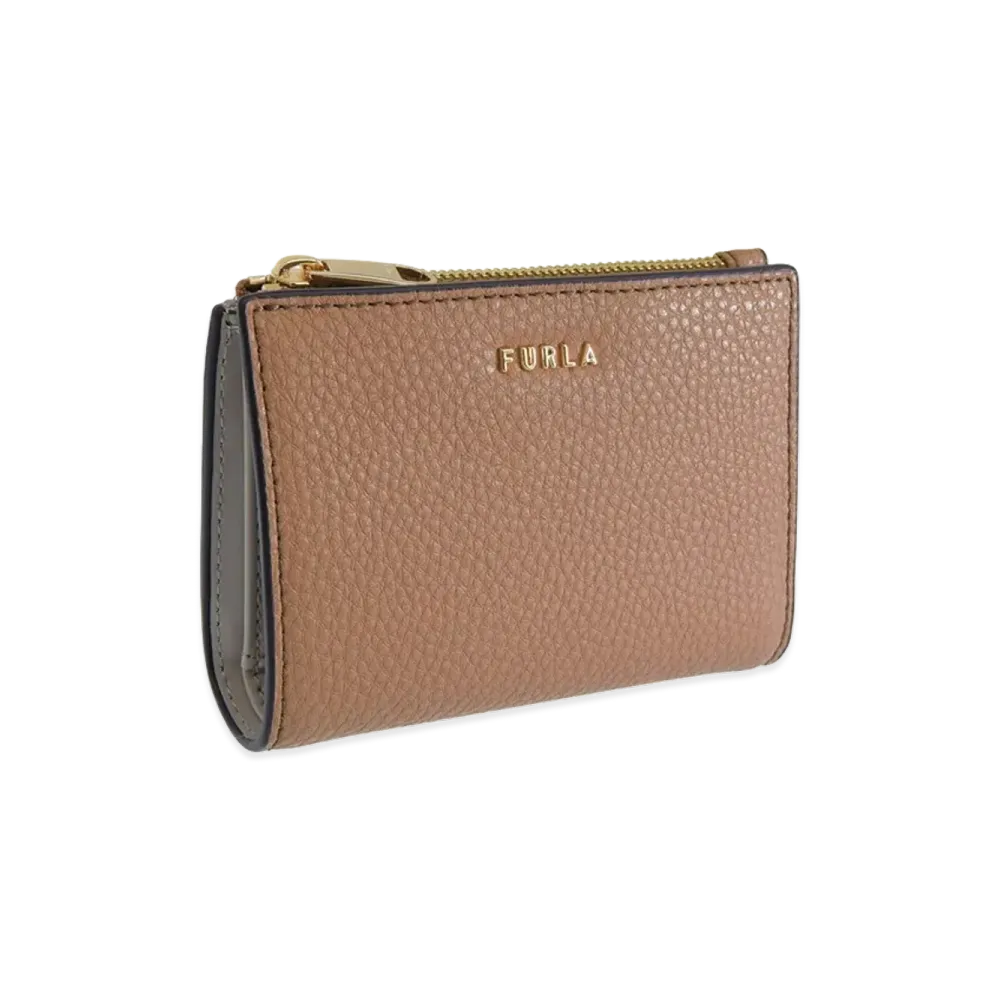 FURLA Ritzy S Bi Fold W/Zip "Brown"