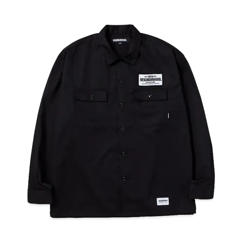 NEIGHBORHOOD Classic Work Shirt LS "Black"