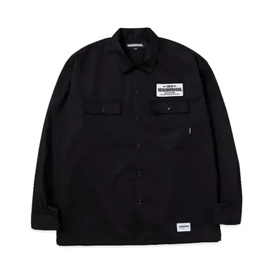 NEIGHBORHOOD Classic Work Shirt LS "Black"