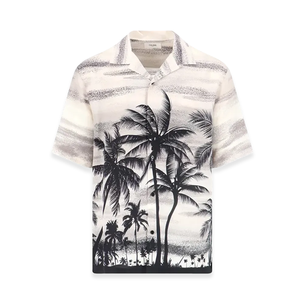CELINE Shirts "Gray/White"