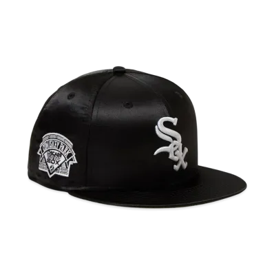 NEW ERA x MLB 59FIFTY Satin Chicago White Sox "Black"