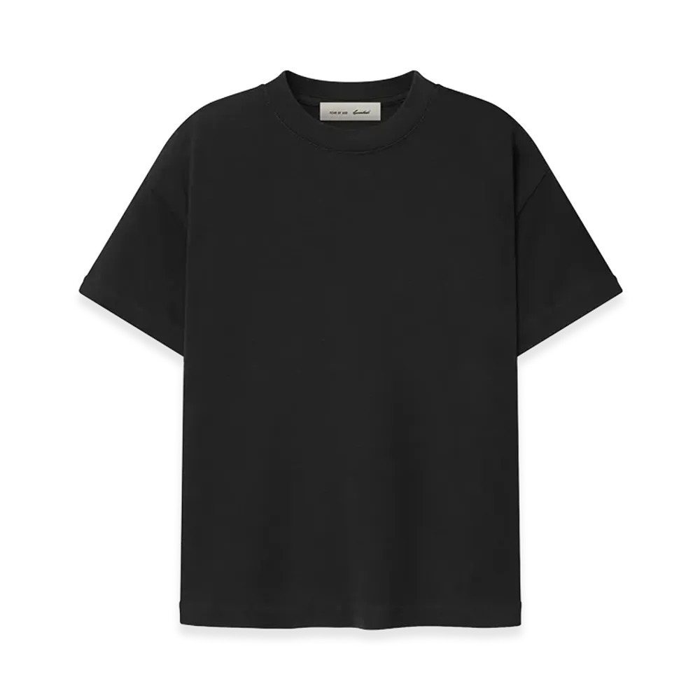 FEAR OF GOD ESSENTIALS Kids Tri-Blend Essential Tee "Vintage Black"