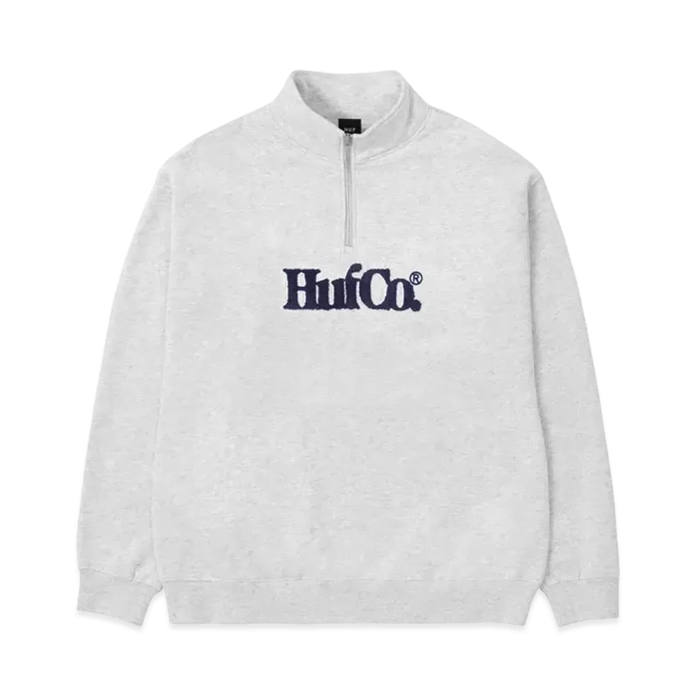 HUF CO Half Zip Fleece (Online Store Only) "Ahs Grey"