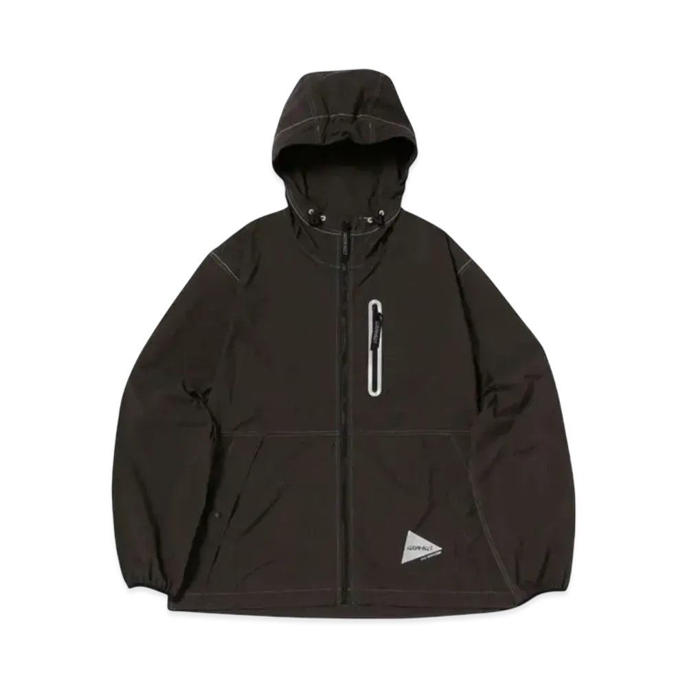 GRAMICCI x and wander Brushed Nylon Jacket "Charcoal"