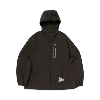 GRAMICCI x and wander Brushed Nylon Jacket "Charcoal"