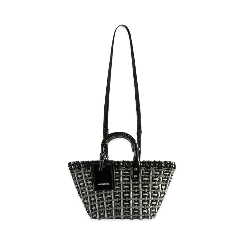 BALENCIAGA Women's Bistro XS Basket With Strap "Black"