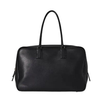 The Row Domino Bag in Leather "Black"