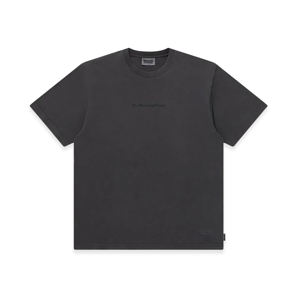 Mercedes Anchor inc. The Working Times Tee "Charcoal"