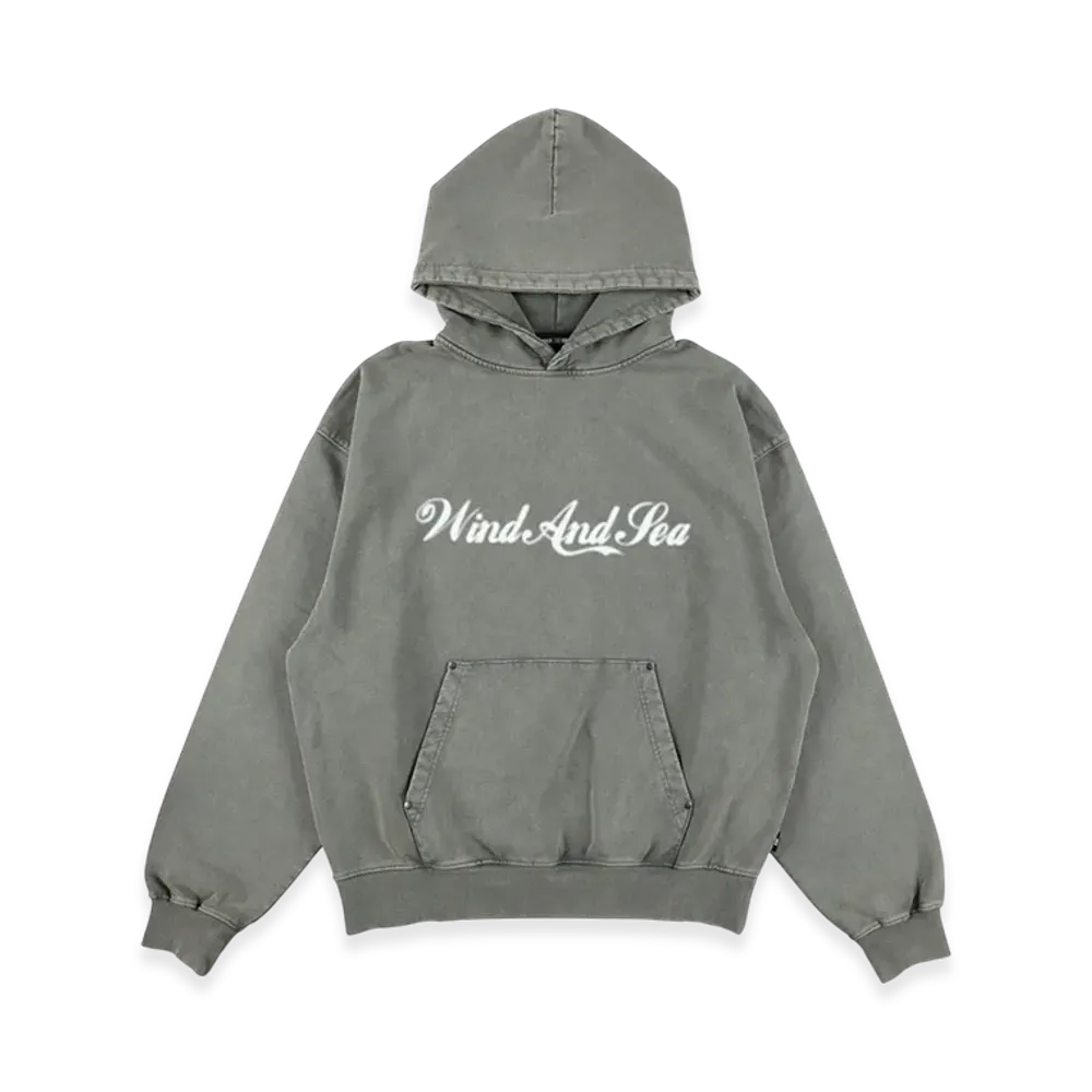 WIND AND SEA Hooded Sweatshirt "Kahki"