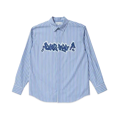 BlackEyePatch BEEZ-EYE-P STRIPE SHIRT "Blue"