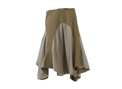 OUR LEGACY Women's Petti Skirt "Dry Thyme Shade Cotton"