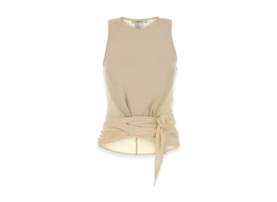 LEMAIRE Women's Stretch Viscose Top "Cream"