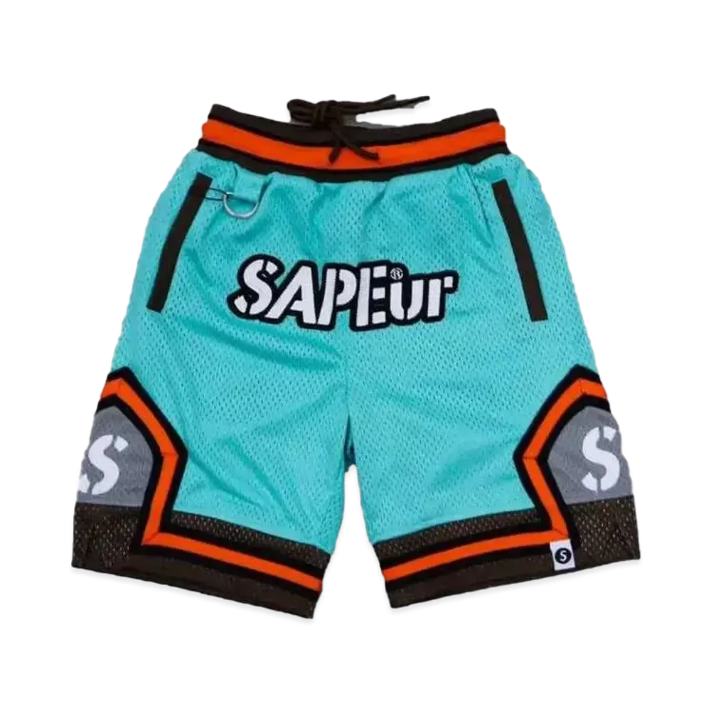 SAPEur Basket Shorts Kids "Mint Green"