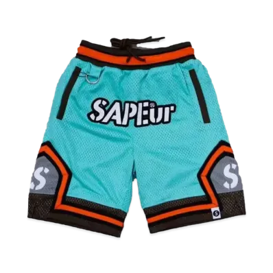 SAPEur Basket Shorts Kids "Mint Green"