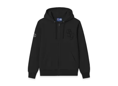Nike x Paris Saint Germain PSG Logo Embroidered Tech Fleece Full-Zip Hoodie "Black"