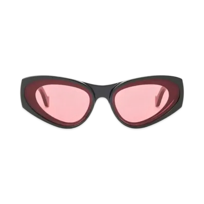 LOEWE Front Lens Cat-Eye Sunglasses "Black"