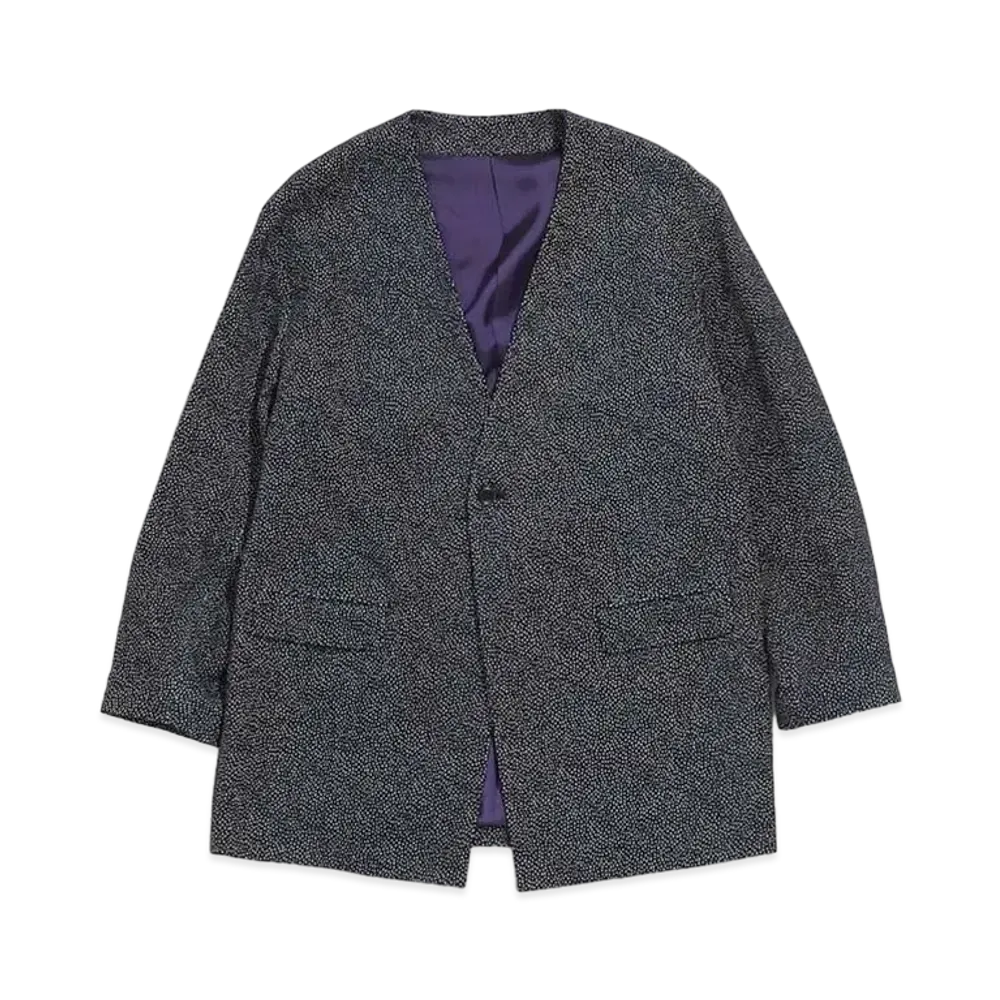 Needles 1B V NECK JACKET - R/AC DOTS MOLE JQ. (FOR WOMEN) "Navy"