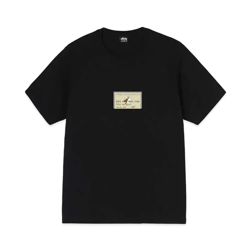 Stussy DEBT TEE "Black"