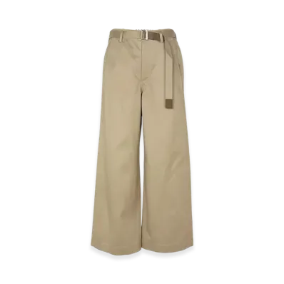 sacai Cotton Chino Pants "Beige"