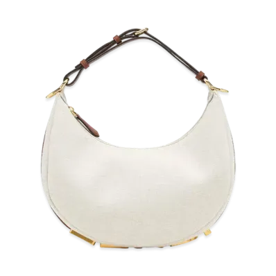 FENDI Fendigraphy Small Fabric "White"