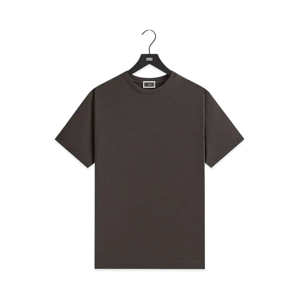 Kith Pointelle Mesh Short Sleeve Heathrow Tee "Cacao"