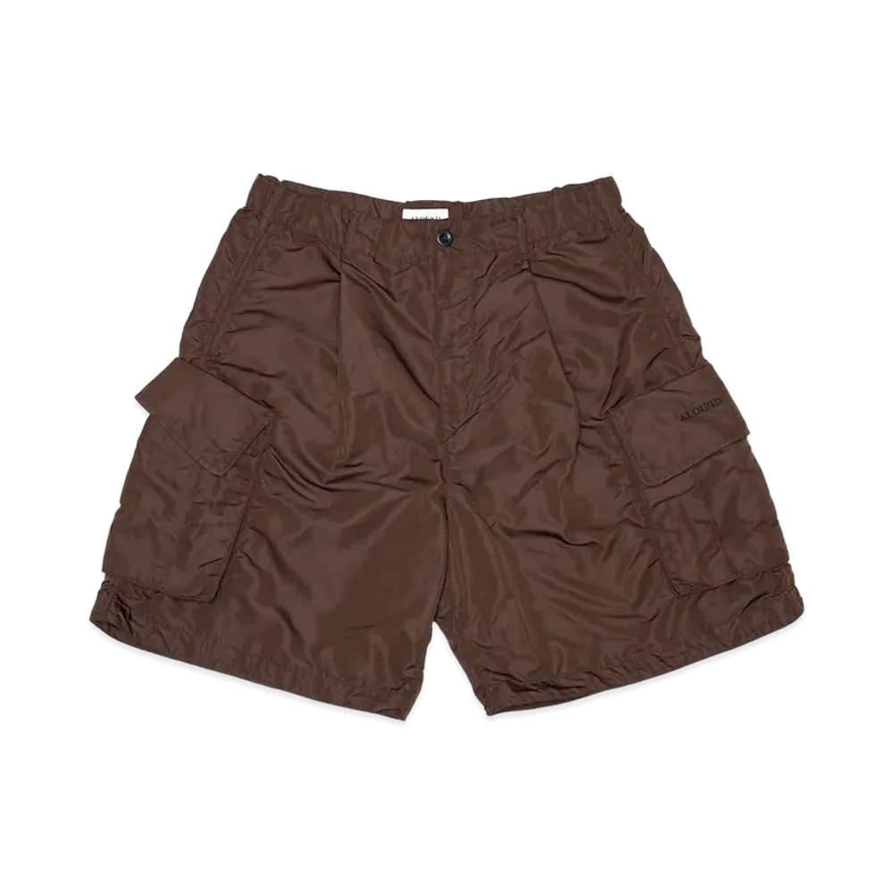 ALOUND Nylon Cargo Shorts "Brown"