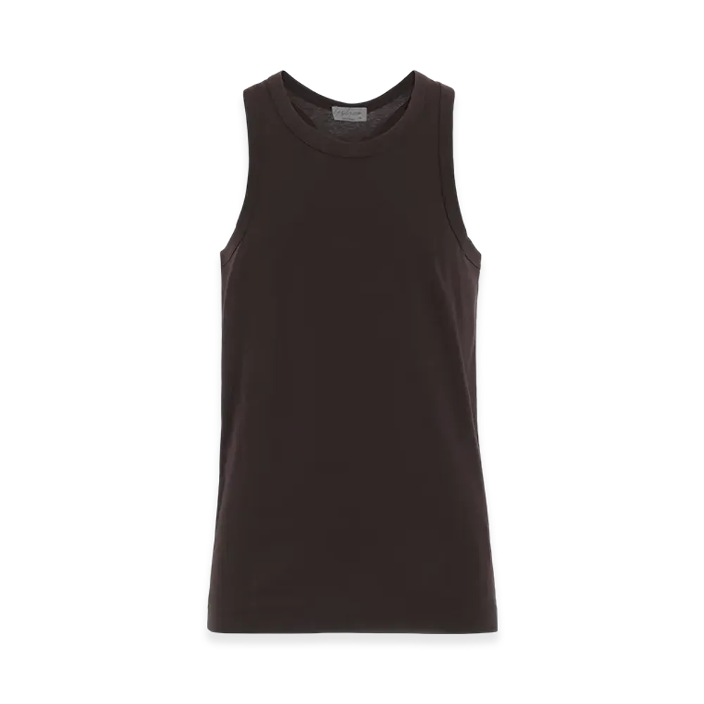 Yohji Yamamoto POUR HOMME Ultima Jersey X Tank Top "Charcoal"