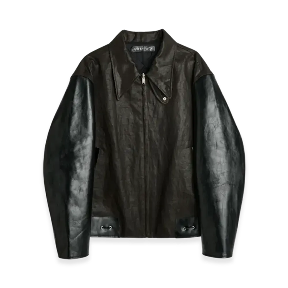 OUR LEGACY Reversible Varsity Jacket Dyed Cotton "Mud"