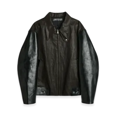 OUR LEGACY Reversible Varsity Jacket Dyed Cotton "Mud"